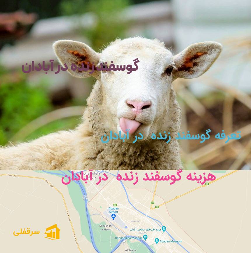 گوسفند زنده در آبادان